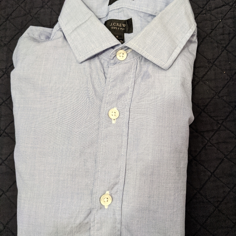 J Crew Ludlow slim button up wide collar